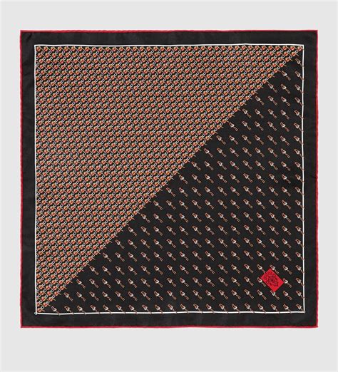 gucci pocket square fake|luxury silk pocket squares.